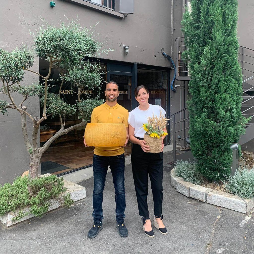 Zakaria et Minéa La Fromagerie ponpon vAlence