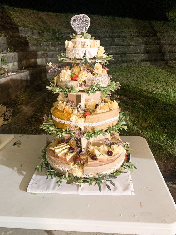 Pièce montée en fromages La Fromagerie Ponpon