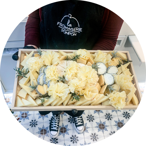 Plateau de fromages la fromagerie ponpon valence